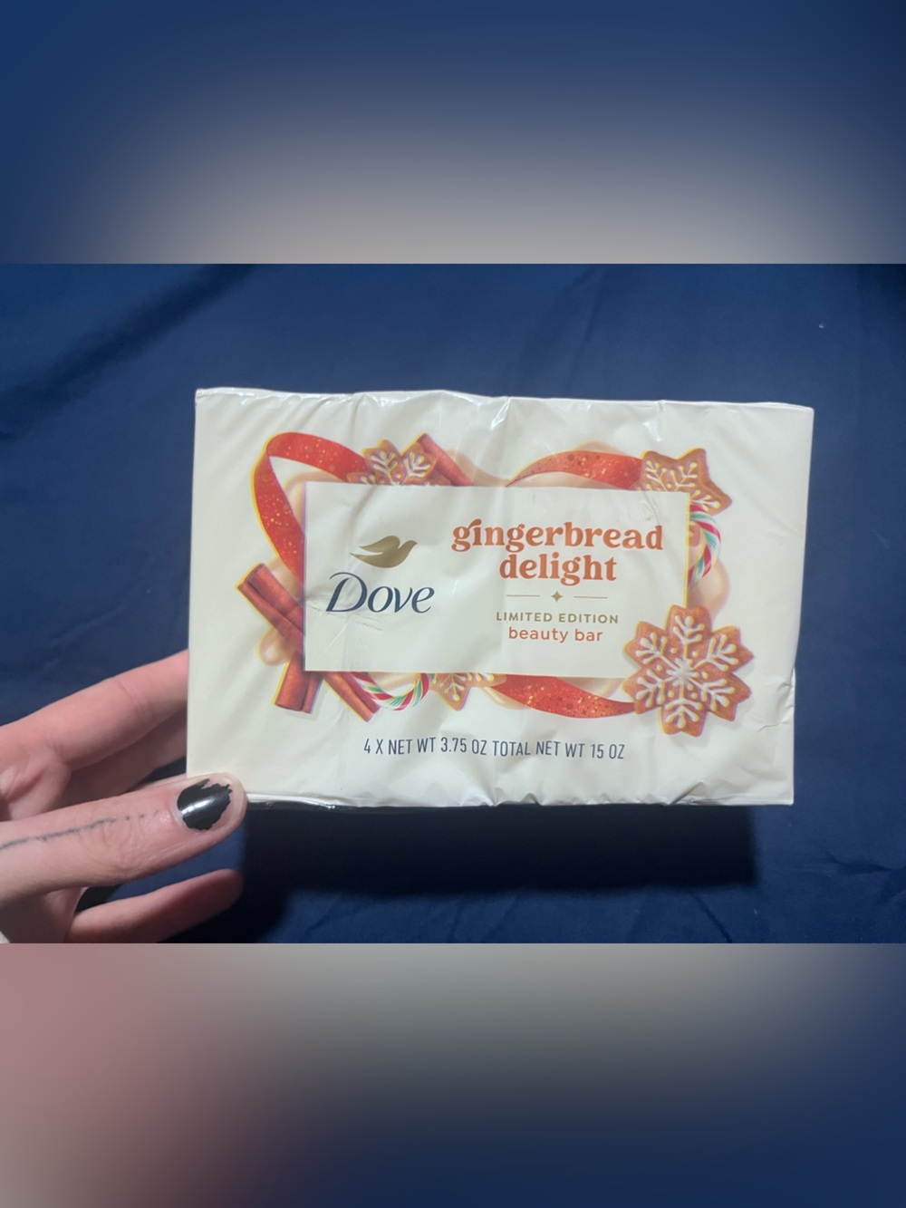 Dove Gingerbread Delight Limited Edition Beauty Bar - Cream/Orange